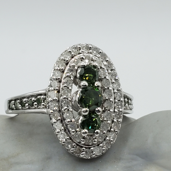 Sterling Silver Diamond Ring 1ctw ⬇️PRICE DRIP⬇️ - Picture 8 of 16